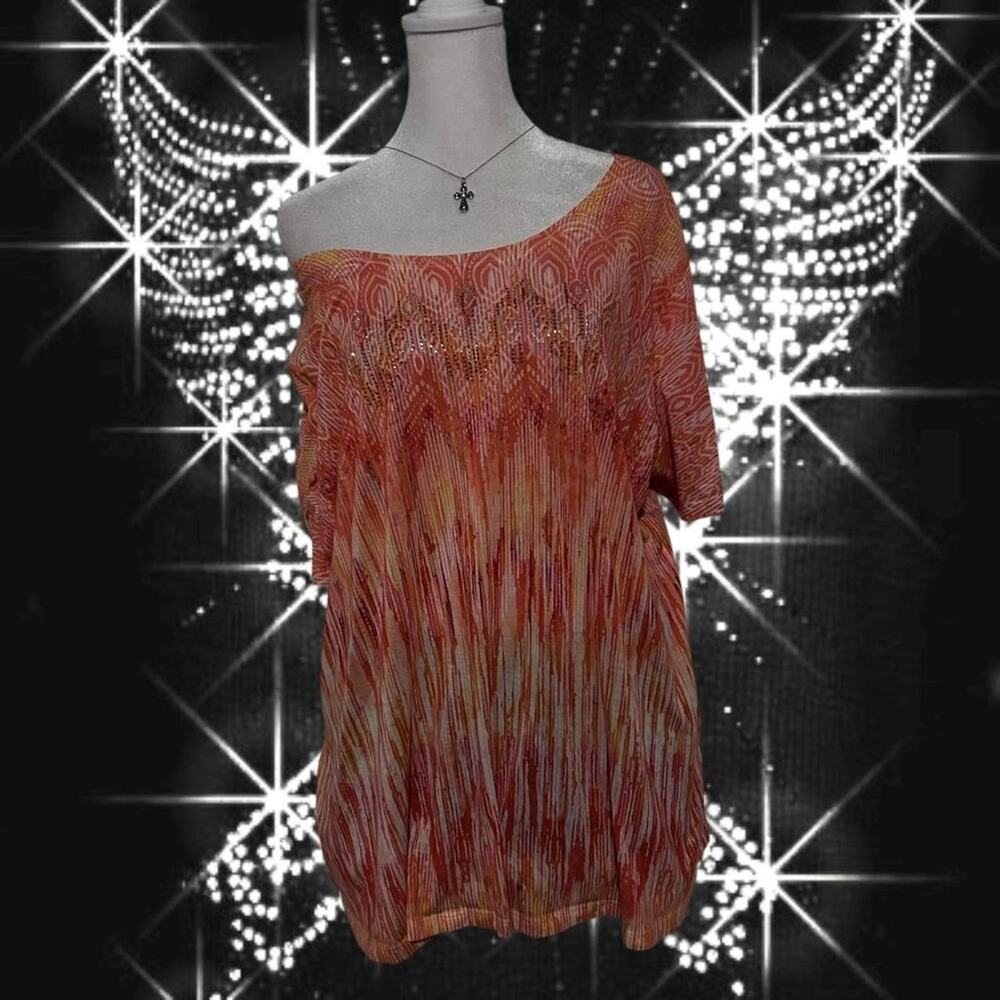vintage fairy rhinestone top